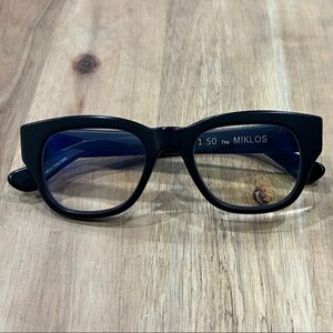 The Miklos Black Glasses